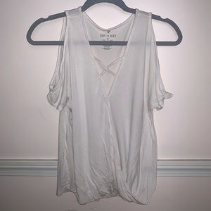 small white t-shirt a&e